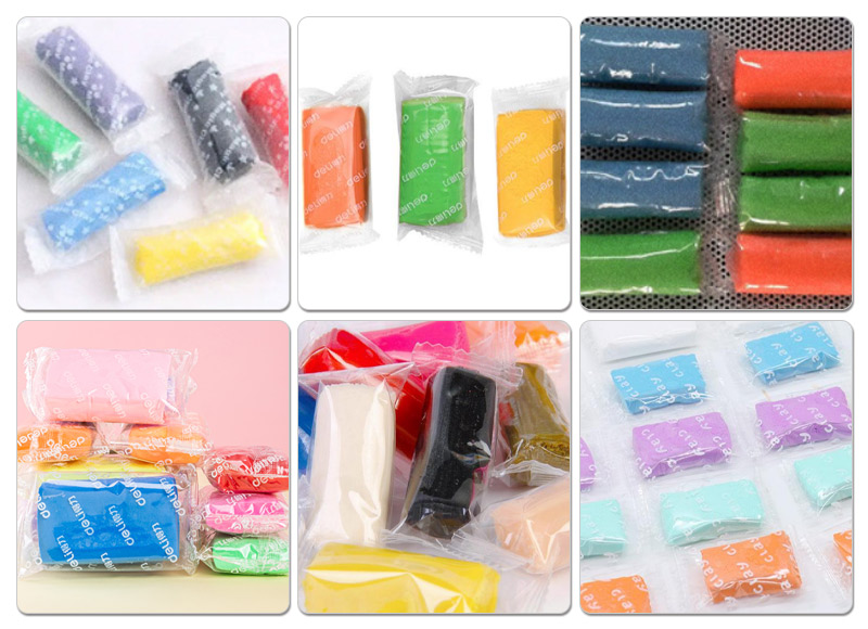 DZB-260單色橡皮泥全自動(dòng)包裝機樣品